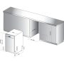 Whirlpool A++ 3 tálcás  10 terítékes beépíthető mosogatógép INOX WSBO 3O23 PFX-27%!!