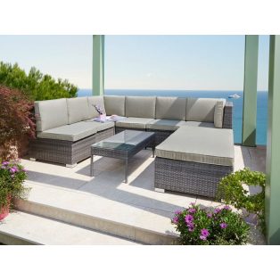   Malibu fonott műrattan szalon ülőgarnitúra szett -20%!!! 