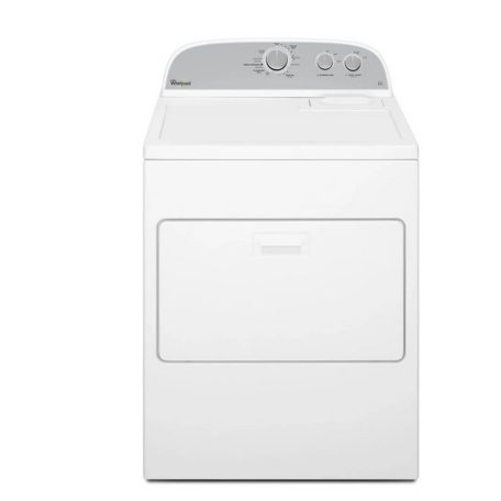 Whirlpool 3LWED4830FW Am. Ipari elektromos szárítógép, légkivezetéses, 15kg