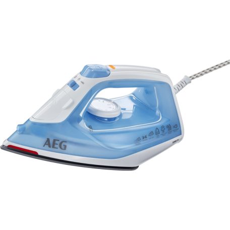 AEG 2300W, Öntisztítós, 0,25L, kerámiatalpas gőzölős vasaló DB1730-40%!
