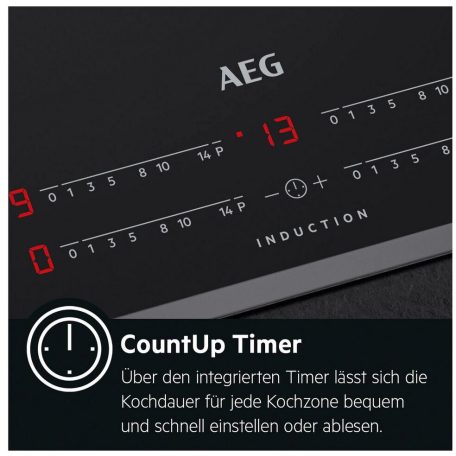 AEG 77 cm széles 4 zónás, kiterjeszthetős beépíthető kerámia főzőlap HKA8578RAD-29%!