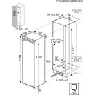 AEG 274L A++ Series 9000 Coolmatic egyajtós beépíthető hűtőszekrény NSK9Z181EC-35%!