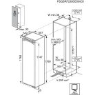 AEG 274L A+++ Series 9000 Coolmatic egyajtós beépíthető hűtőszekrény TK9ZS181DC-41%!