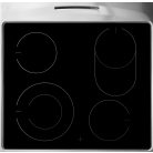 Amica A+++-30% 77L, 60 cm széles, légkeveréses szabadonálló kerámialapos tűzhely INOX SHCX 913 100 E-25%!