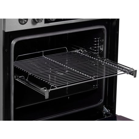 Amica A+++-30% 77L, 60 cm széles, légkeveréses szabadonálló kerámialapos tűzhely INOX SHCX 913 100 E-25%!