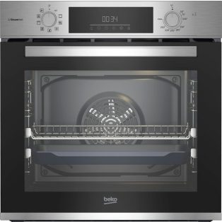   Beko 72L A+ Aeroperfect™, SteamShine beépíthető hőlégleveréses sütő BBIS12301XE-23%!