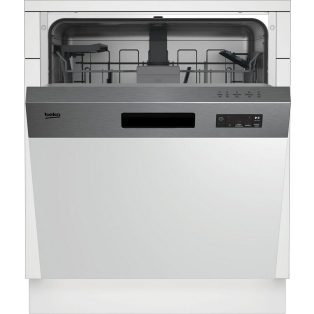   Beko 14 terítékes A+++ , SelfDry, Digitális kijelzős, WaterSafe+ részlegesen beépíthető mosogatógép BDSN15O30X-25%!
