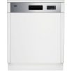   Beko 14 terítékes A+++ , SelfDry, Digitális kijelzős, WaterSafe+ részlegesen beépíthető mosogatógép BDSN15O30X-25%!