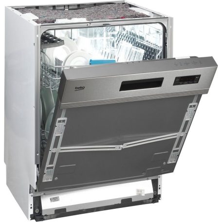 Beko 14 terítékes A+++ , SelfDry, Digitális kijelzős, WaterSafe+ részlegesen beépíthető mosogatógép BDSN15O30X-25%!