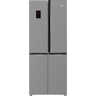   Beko 478L A+ NeoFrost, Inverteres, 4 ajtós amerikai hűtőszekrény GNE480E30ZXPN-25%!