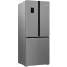 Beko 478L A+ NeoFrost, Inverteres, 4 ajtós amerikai hűtőszekrény GNE480E30ZXPN-25%!