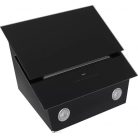 Best döntőtt 800m³/h fekete üveg elejű páraelszívó BEPOM55VN-50%!