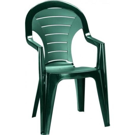 CURVER Bonaire magastámlás műanyag kerti szék zöld -20%!!!