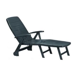 Curver Roma műanyag napozóágy sötét zöld -19%!!