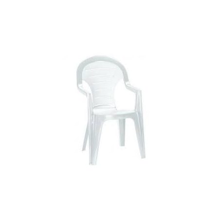 CURVER Bonaire magastámlás műanyag kerti szék fehér -20%!!!