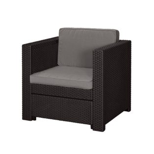 Keter Provence armchair műrattan kerti fotel barna-15%!!