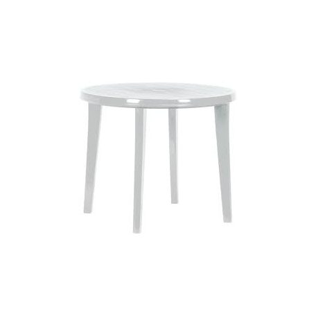CURVER Lisa kerek asztal 90 cm fehér -19%!!!