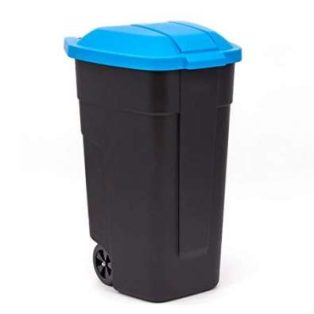 Curver Refuse Bin görgős szemetes 110 L fekete-kék -20%!!