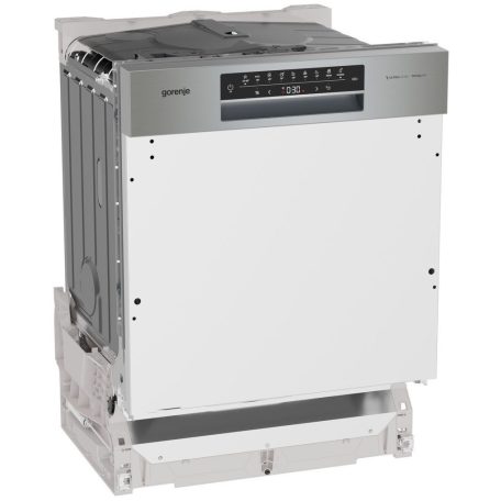 Gorenje 16 ter. A+++-30% Inverteres, WiFi, Öntisztítós, Felső evőeszköztálcás részlegesen beépíthető mosogatógép GI673A92X-30%!
