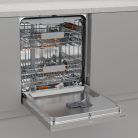Gorenje 16 terítékes, Wifi, Inverteres, Felső evőeszköztálcás, Öntisztítós, pult alá építhető mosogatógép INOX GU673A65X-31%