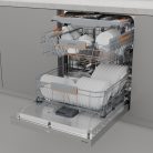 Gorenje 16 terítékes, Wifi, Inverteres, Felső evőeszköztálcás, Öntisztítós, pult alá építhető mosogatógép INOX GU673A65X-31%