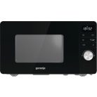 Gorenje 20L, digitális kijelzős mikrohullámú sütő FEKETE MO20A3B-21%!