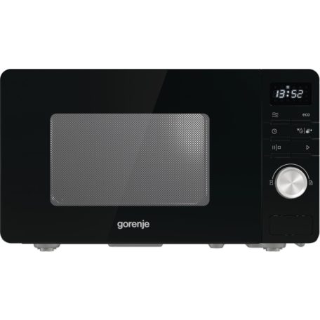 Gorenje 20L, digitális kijelzős mikrohullámú sütő FEKETE MO20A3B-21%!