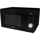 Gorenje 20L, digitális kijelzős mikrohullámú sütő FEKETE MO20A3B-21%!