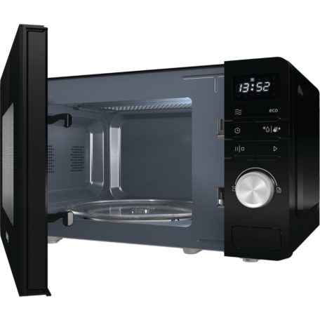 Gorenje 20L, digitális kijelzős mikrohullámú sütő FEKETE MO20A3B-21%!
