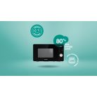 Gorenje 20L, digitális kijelzős mikrohullámú sütő FEKETE MO20A3B-21%!