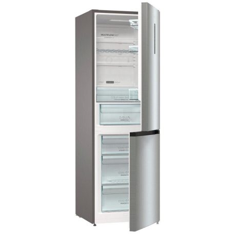 Gorenje 326L A+++ NoFrost, Inverteres kombinált alulfagyasztós hűtőszekrény NK79C0DXL-25%!