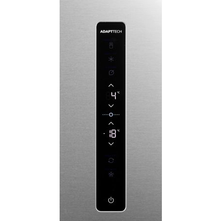 GORENJE NRC6194SXL4 kombinált hűtő, No Frost Plus, 326 L, 185 cm magas, C osztály, INOX-31%!!