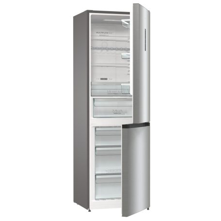 Gorenje 300L A+++-10%, NoFrost Plus, Inverteres kombinált hűtőszekrény INOX NRK619C61X4OT-21%!