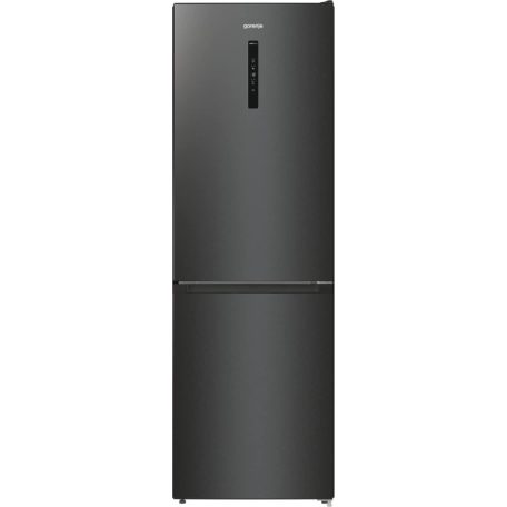 Gorenje 304L A+++-10%, NoFrost Plus, Inverteres kombinált hűtőszekrény FEKETE NRK619CABXL4-25%!