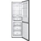 Gorenje 304L A+++-10%, NoFrost Plus, Inverteres kombinált hűtőszekrény FEKETE NRK619CABXL4-25%!