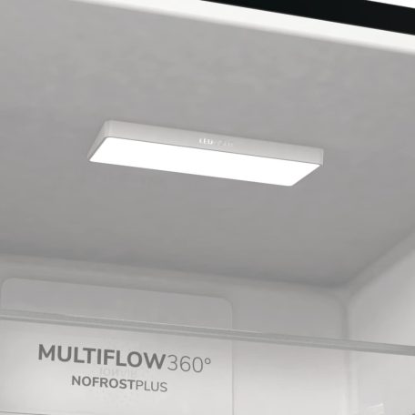 Gorenje 304L A+++-10%, NoFrost Plus, Inverteres kombinált hűtőszekrény FEKETE NRK619CABXL4-25%!