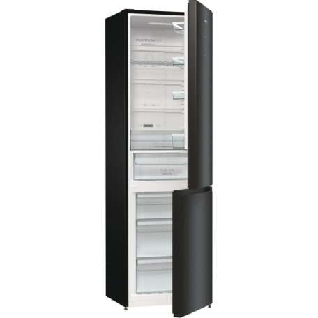 Gorenje NRK620B61BX4OT A+++-20% 331L, NoFrost, Inverreres kombinált hűtőszekrény FEKETE-27%!