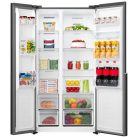 Gorenje 541L A++, NoFrost Plus, Vízadagolós, Inverteres amerikai hűtőszekrény FEKETE NRS917E41BXWD-25%!