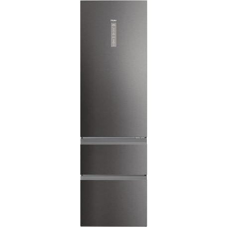 Haier 414L Total NoFrost, Inverteres, WiFi, fiókos kombinált hűtőszekrény INOX HTW5620CNMP-25%!