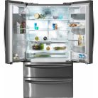 Hanseatic A+ 542L Quadrio amerikai hűtőszekrény INOX HFD17690A1S-38%!!