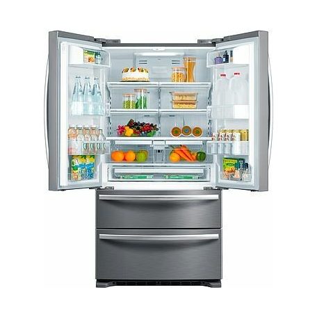 Hanseatic A+ 542L Quadrio amerikai hűtőszekrény INOX HFD17690A1S-38%!!