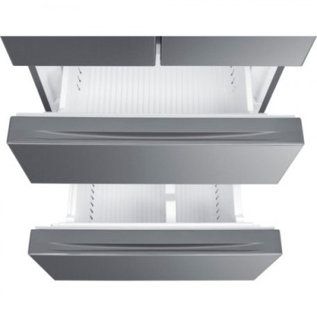 Hanseatic 431L A++ NoFrost Inverteres franciaajtós amerikai hűtőszekrény INOX HFD18070EI-28%!