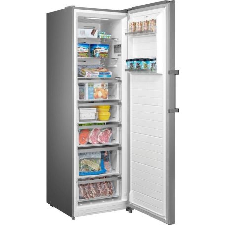 Hanseatic 272L A+++-10% NoFrost, Inverteres fagyasztószekrény INOX HGS18560CNFCI-26%!