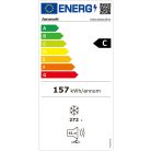 Hanseatic 272L A+++-10% NoFrost, Inverteres fagyasztószekrény INOX HGS18560CNFCI-26%!