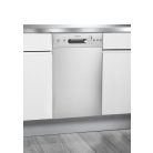 Hanseatic 9 terítékes A++ pult alá építhető KESKENY mosogatógép INOX HGU4582E97736BI-23%!
