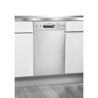   Hanseatic 9 terítékes A++ pult alá építhető KESKENY mosogatógép INOX HGU4582E97736BI-23%!
