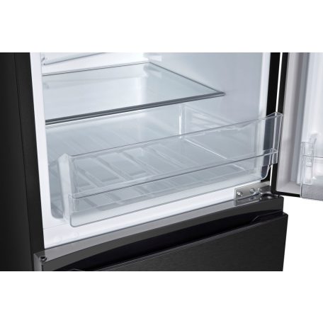 Hanseatic A+++ 175L kombinált hűtőszekrény FEKETE HKGK14349CBI-17%!