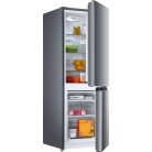 Hanseatic A+++ 175L kombinált hűtőszekrény INOX HKGK14349CI-17%!