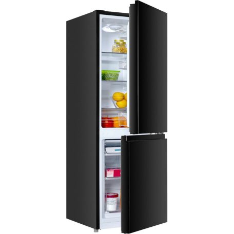 Hanseatic A+++ 175L kombinált hűtőszekrény FEKETE HKGK14349DB-17%!