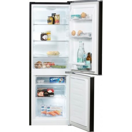 Hanseatic A+++ 175L kombinált hűtőszekrény FEKETE HKGK14349DB-17%!